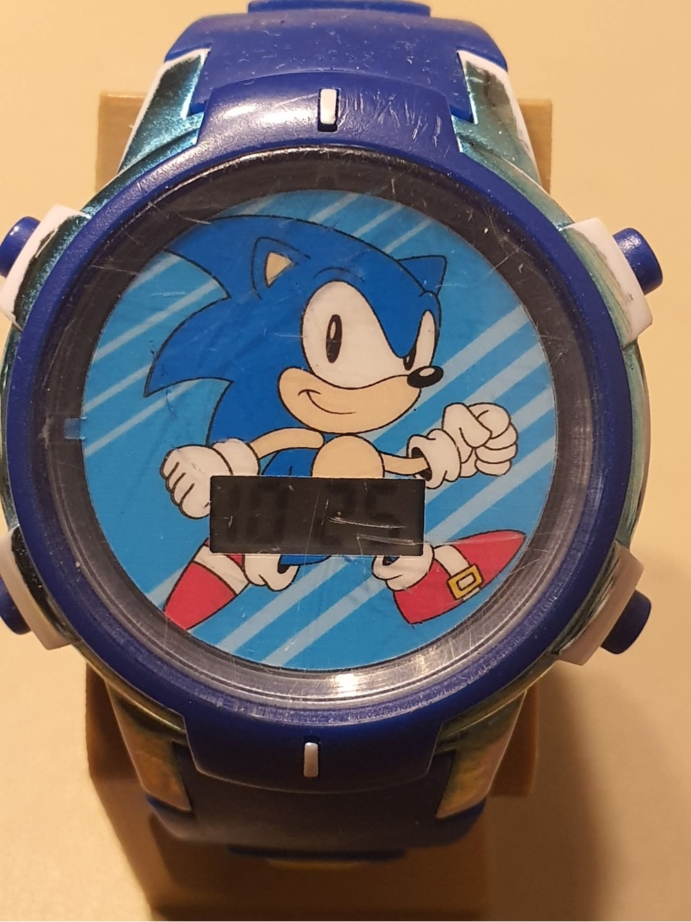 🦋10/$20🦋 Sonic The Hedgehog Blue Silicone Digital Flashing Kid's Watch